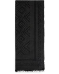 Alberta Ferretti - Sciarpa Con Stampa Geometrica - Lyst