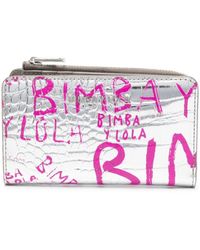 Bimba Y Lola - Portemonnaie mit Kroko-Effekt - Lyst