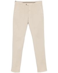 Canali - Pantalon Chino À Coupe Droite - Lyst