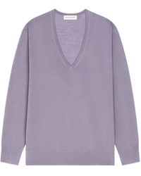 Dries Van Noten - V-Neck Merino Wool Sweater - Lyst