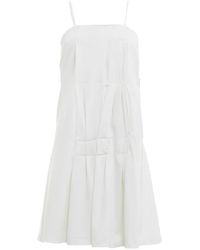 Nach - Folded Pleated Mini Dress - Lyst
