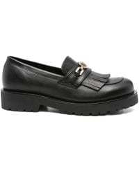 Twinset - Logo-Chain Tassel Loafers - Lyst