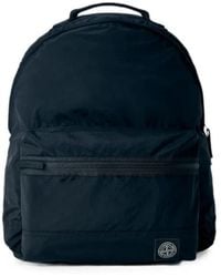 Stone Island - Logo-Patch Zip-Pocket Backpack - Lyst