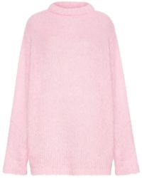 MM6 by Maison Margiela - Brushed Knit Sweater - Lyst