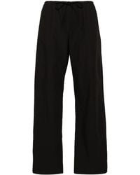 Matteau - Drawstring-Waist Organic Cotton Trousers - Lyst
