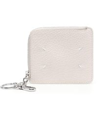 Maison Margiela - Logo-print Zipped Leather Wallet - Lyst