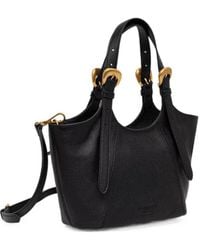 Twinset - Buckle-Detail Pebbled Tote Bag - Lyst