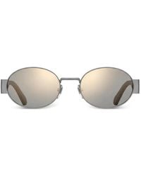 Moschino - Oval-Frame Sunglasses - Lyst