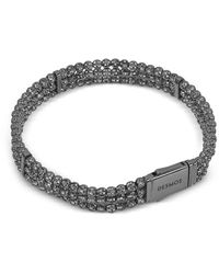 Desmo - Pulsera Crystal De Tres Filas - Lyst