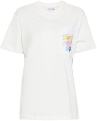 Joshua Sanders - Slogan-print Cotton T-shirt - Lyst