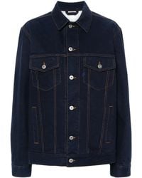 Burberry - Chaqueta vaquera con parche del logo - Lyst