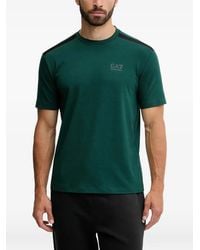 EA7 - Logo-Detail T-Shirt - Lyst