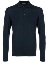 Drumohr - Long-Sleeve Polo Shirt - Lyst