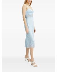 Ermanno Scervino - Lace-Insert Slip Midi Dress - Lyst