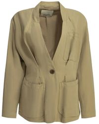 Isabel Marant - Button-Fastening Pocket-Detail Coat - Lyst