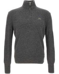 Lacoste - Pullover mit Reißverschluss - Lyst