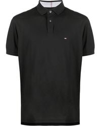Tommy Hilfiger - Logo-patch Short-sleeved Polo Shirt - Lyst