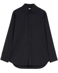 Jil Sander - Long-Sleeve Wool Shirt - Lyst