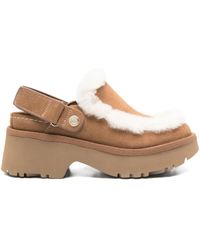 UGG - 60mm Esmee Fur-trim Pumps - Lyst