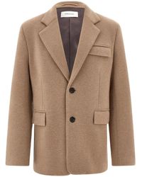 Ferragamo - Blazer con botones y bolsillo de solapa - Lyst