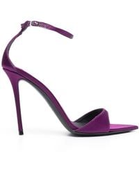 Giuseppe Zanotti - 105Mm Pointed-Toe Satin Pumps - Lyst