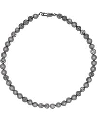 MISBHV - Embossed Ball Logo Chain Necklace - Lyst