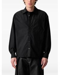 Rains - Logo-Embroidered Pocket Shirt - Lyst