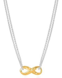 Dower & Hall - Entwined Infinity Halsketting Met Hanger - Lyst