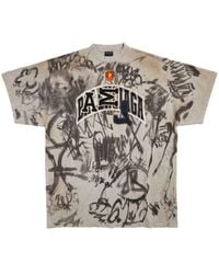 Balenciaga - Camiseta con estampado de grafiti - Lyst