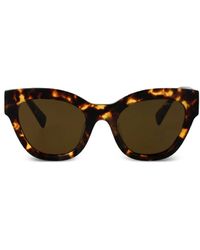 Miu Miu - Tortoiseshell Cat-Eye Sunglasses - Lyst
