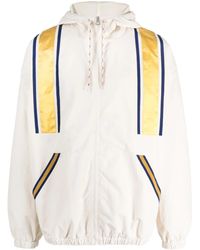 Gucci - Logo-Embroidered Hooded Jacket - Lyst