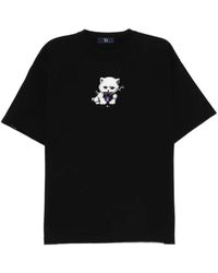 Y's Yohji Yamamoto - Cat-Print T-Shirt - Lyst