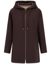 Herno - Sable-Effect Hooded Jacket - Lyst