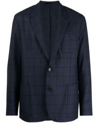 Paul Smith - Single-breasted Checked Blazer - Lyst