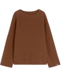 Max Mara - Laser Crew-Neck Long-Sleeve Sweater - Lyst