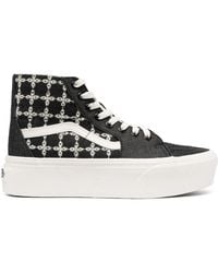 Vans - Sk8-Hi Embroidered Platform Sneakers - Lyst