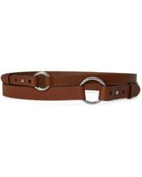 Ralph Lauren - O-Ring Stacked Leather Belt - Lyst