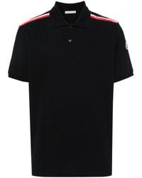 Moncler - Rwb-Stripe Polo Shirt - Lyst