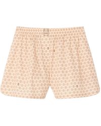 Lacoste - Printed Oversized Bermuda Shorts - Lyst