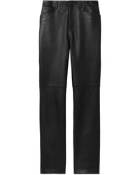 Proenza Schouler - Pantalon En Cuir À Coupe Droite - Lyst