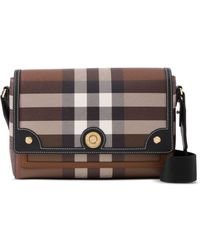 Burberry - Vintage Check Leather Shoulder Bag - Lyst