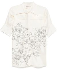 LOVEBIRDS - Taffeta Shirt - Lyst