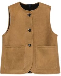 Soeur - Buttoned Suede Waistcoat - Lyst