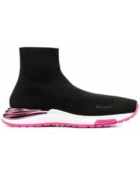 Ferragamo - Sneakers Ninette Frau Stoff schwarz - Lyst