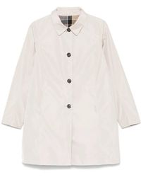 Barbour - Babbity Reversible Check-Pattern Trench Coat - Lyst
