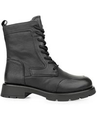 Linda Baumann - Lace-Up Leather Ankle Boots - Lyst