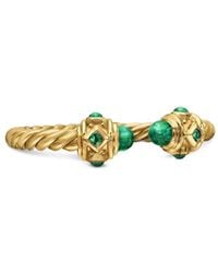 David Yurman - 18Kt Renaissance Emerald Ring (2.3Mm) - Lyst