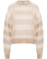 Brunello Cucinelli - Wool Crewneck Sweater - Lyst