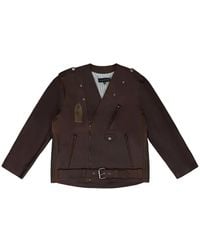 Who Decides War - Leather Jacket - Lyst