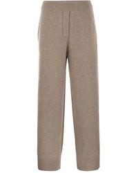Brunello Cucinelli - Rib-Knit Track Pants - Lyst